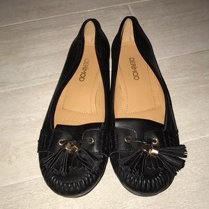 Derimod Black Flats Never Worn